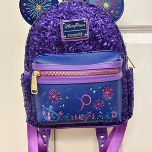 Loungefly Disneyland Paris 30th Anniversary edition backpack